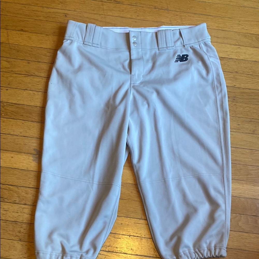 New Balance Mens XL gray baseball knickers